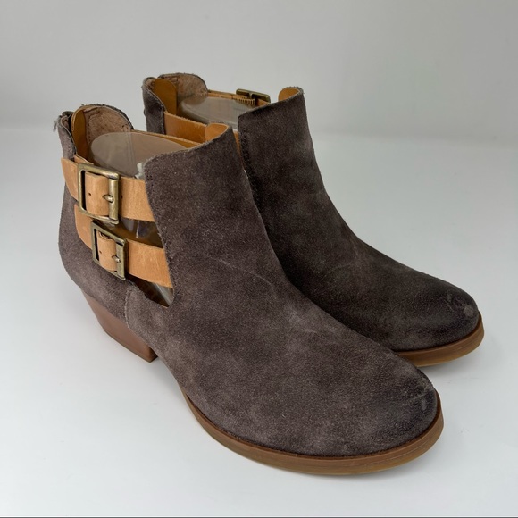 Korks | Suede Ankle Booties | 7M - Picture 5 of 13